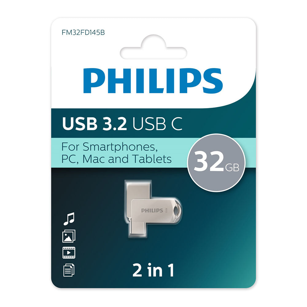 Philips 2-in-1 USB-C 32GB USB3.2 Philips 2-in-1 USB-C 32GB USB3.2